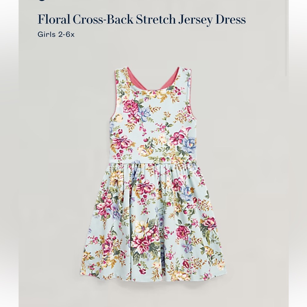 Polo Ralph Lauren Kids Crossback Floral Dress size 6x